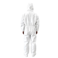 Combinaison de protection jetable Hubei Haixin avec dosimètre intégré et fenêtre de visualisation, tenue de protection chimique, vente en gros