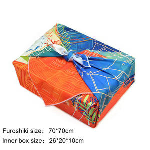 <span class=keywords><strong>Furoshiki</strong></span>-<span class=keywords><strong>tissu</strong></span> d'emballage de boîte cadeau de luxe, 100% coton, emballage traditionnel japonais, conception personnalisée, livraison gratuite - Product Image 3