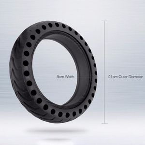 Nouveau pneu solide en nid d'abeille pour <span class=keywords><strong>scooter</strong></span> électrique de 8.5 pouces, amortisseur en nid d'abeille, pièces de pneus pour Xiaomi M365, entrepôt européen - Product Image 6