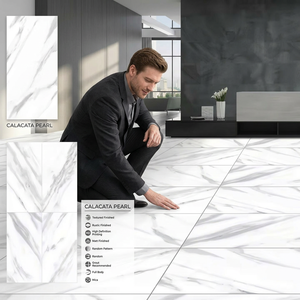 24x48 calacata Pearl Glossy 60x120ขัดเงา600x1200มม. พอร์ซเลนพื้น2x4เซรามิค vitrifified กระเบื้องกลางแจ้งใช้ในร่ม - Product Image 1