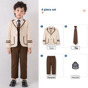 Otoño nuevo estilo británico estilo universitario uniformes escolares para niños niñas Escuela Primaria clase uniforme rendimiento Zapatos de vestir - Product Image 6