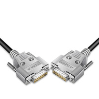 Cable de Programación para PLC Mitsubishi Serie FX, Cable de Datos de Comunicación Serial DB15 RS232