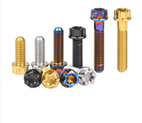 En Stock quantité minimale de commande bas M5 M6 Torx boulons en titane moto pour motos pneu de roue de voiture