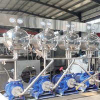 Petite ligne de production complète d'amidon de manioc, machine de traitement d'amidon de tapioca, ligne de production d'amidon de pomme de terre