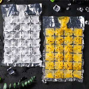 Vaschette Trasparenti Personalizzate <span class=keywords><strong>per</strong></span> 24 Cubetti di <span class=keywords><strong>Ghiaccio</strong></span>, <span class=keywords><strong>Sacchetti</strong></span> Autosigillanti in Plastica <span class=keywords><strong>per</strong></span> Congelamento e Preparazione di Bevande Ghiacciate - Product Image 3