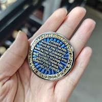 Pièce de monnaie ronde personnalisée en or et en argent, pièce de monnaie de défi double, pièce de monnaie ronde personnalisée avec gravure