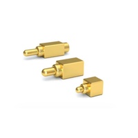 Connecteur d'alimentation personnalisé Pogo Pins Silver/Nickel/Gold Plated High Precision PIN