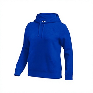 Sweat à capuche unisexe beige coupe classique couleur unie décontracté avec poche avant 100% coton molleton tricoté respirant séchage rapide pour l'hiver - Product Image 1