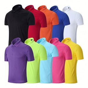 2025 Competitive Price Customized Logo Lapel Collar Polo Shirt 180g Cotton Golf Polo T Shirt Cotton Men Polo Shirt - Product Image 2