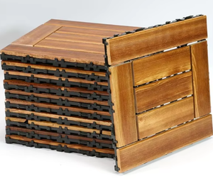 Baldosas de Suelo para Exteriores WPC con Aspecto de Madera Natural, Encajables, Resistentes a los Arañazos y Antideslizantes, para Escuelas, Hospitales, Hoteles y Villas - Product Image 3