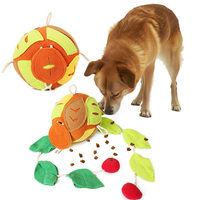 Nouveau modèle de balle d'entraînement de travail d'odeur, avec poche de guérison cachée, jouet de chien d'alimentation interactif de puzzle lavable