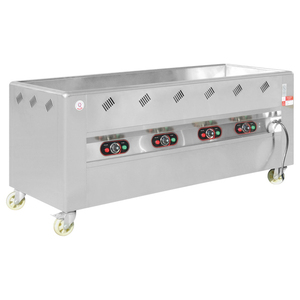 Carro calentador de alimentos eléctrico de comida china/Carro caliente eléctrico de acero inoxidable Dim Sum - Product Image 6