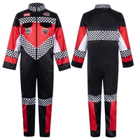 Combinaison de Karting pour Enfants XJ Halloween, Respirante en Polyester, Tenue de Compétition, Vêtement de Fête et d'Extérieur