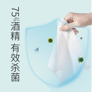 Lingettes désinfectantes Hynolux Haier, lingettes en tissu non tissé à 75 % d'alcool, paquet de 10 lingettes désinfectantes - Product Image 2