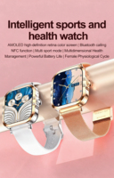 Montre connectée en alliage HK82 avec GPS, surveillance de la pression artérielle, suivi du rythme cardiaque et du sommeil, écran AMOLED, autonomie de 5 à 7 jours, double système d'exploitation, IP68