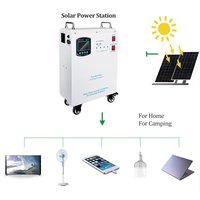 Système solaire tout-en-un 300W 500W, système solaire connecté au réseau, kit générateur 1KW 2KW, générateur solaire portable pour la maison