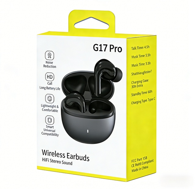 Smart AI Translator Earbuds HiFi Bass Semi in Ear Digital Battery Display Waterproof Long Playtime Tws Earbuds