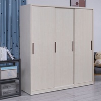 Armoire de rangement en métal de couleur Pure, meubles bon marché, placard en métal, 2 portes coulissantes, chambre à coucher, vêtements en acier, casier de rangement, armoire