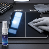 Protecteur d'écran liquide de qualité industrielle A1, nano micro-silice, essence céramique invisible modifiée anti-rayures, Guangdong