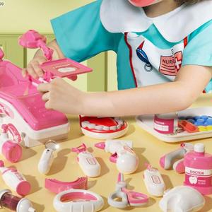 ชุดของเล่นบทบาทสมมติคุณหมอ ชุดโต๊ะแพทย์พลาสติก ของเล่นเสริมพัฒนาการ ฝึกประสบการณ์เสมือนจริง ชุดเล่นบทบาทสมมติคุณ<span class=keywords><strong>หมอ</strong></span> - Product Image 4