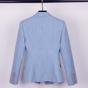 <span class=keywords><strong>Giacca</strong></span> da donna Slim Fit con bottoni modello scuro blu chiaro - Product Image 6