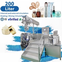 Machine de production de crème pour le visage, mélangeur de crème cosmétique, machine d'émulsification homogène sous vide
