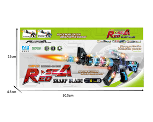 Top popolare Elettronico Pistola Realistico Giocattolo Per Bambini con la luce del LED e suono per 3 + ragazzo - Product Image 3