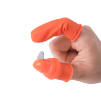 Oogstgereedschap Tuinieren Fruit Groenten Plukken Duimmes Snijder Siliconen Handschoenen Bescherming Vinger Vingerplukgereedschap