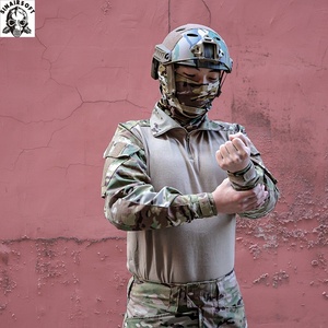 T-shirt tactique de combat à manches longues pour homme Sinairsoft G3, design camouflage multi-poches personnalisé, polyester durable pour la chasse en plein air - Product Image 5