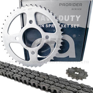 Kits de chaîne et de pignons de transmission de <span class=keywords><strong>moto</strong></span> de haute qualité pour Discover 125 - Product Image 1