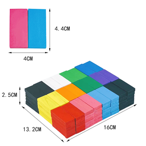 Dominos colorés en bois blocs de construction enfants Intelligence esprit changeant éducatif Puzzle jeu jouets pour enfants garçons filles - Product Image 5