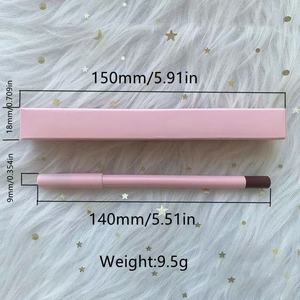 Delineador de labios cremoso vegano marrón OEM, lápiz delineador de labios rosa, Lápiz Delineador de labios rosa, lápiz delineador de labios de etiqueta privada - Product Image 5