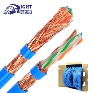 Cáp mạng LAN Cat6 tốc độ cao tùy chỉnh, 305M, đạt chứng nhận CE/ROHS, lõi đặc, bọc kép, SFTP, đầu RJ45, vỏ PVC - Product Image 4
