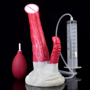 Consolador vibrador de silicona de 9 pulgadas, modos de vibración de Control remoto, consolador para perros con nudo y ventosa manos libres para hombre - Product Image 1