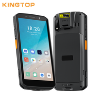 KINGTOP KP58H PDA portable haute performance de 5,45 pouces, Android 14, scanner 2D avec 64 Go de stockage en stock pour entrepôt et logistique