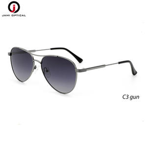 Haute qualité classique en acier inoxydable cadre Double pont lunettes de soleil polarisées pilote mode lunettes de soleil hommes lunettes de soleil - Product Image 6