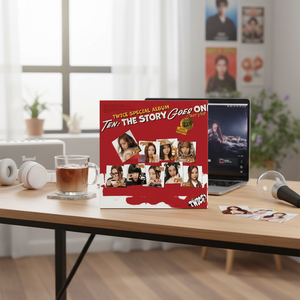 TWICE Ten the Story Goes on [Versión de los Miembros del Grupo] CD de K-Pop, Música Coreana para Adultos con Tarjeta QR y Foto - Product Image 3