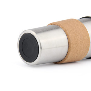 Itop — café Double paroi en acier inoxydable, <span class=keywords><strong>avec</strong></span> liège, tasse isotherme isolante sous vide, <span class=keywords><strong>avec</strong></span> couvercle à vis sans BPA, nouveau Design - Product Image 4