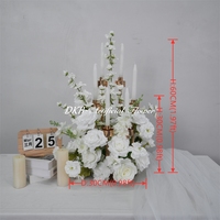 Boule de fleurs artificielles rose vif DKB Custom 50cm, arrangement floral romantique pour événements, centre de table, boule de fleurs réaliste