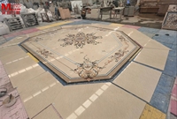 Vente directe d'usine, médaillon en jet d'eau, marbre, pierre naturelle, parquet en jet d'eau