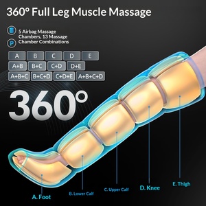 Wireless Heated Air Compression Leg Massager Calf Feet Portable Rechargeable Home Office Spa ODM OEM Factory All Star 5 - Product Image 5