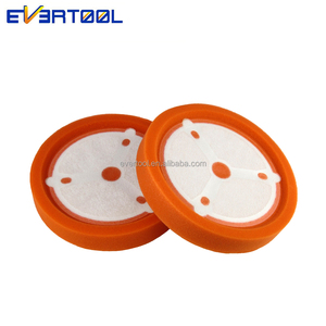 EVERTOOL Kit de tampons de <span class=keywords><strong>polissage</strong></span> <span class=keywords><strong>Meguiars</strong></span> de 8 pouces, très vendu, pour l'entretien automobile - Product Image 1