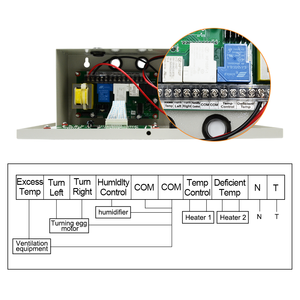 Contrôleur d'incubateur Xm-18ew 220v, thermostat numérique de température et d'humidité <span class=keywords><strong>automatique</strong></span> avec capteur - Product Image 5