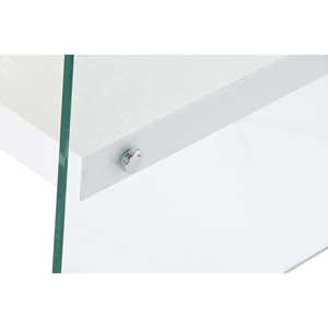 ESCRITORIO con MDF y VIDRIO TEMPLADO 120X50X76 BLANCO - Product Image 2