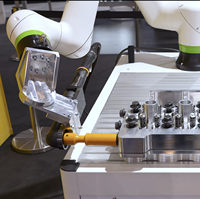 Robot collaboratif FANUC CRX 20iA/L 6 axes, charge utile 20 kg, portée 1418 mm, Cobot pour le vissage automatique de boulons et de vis