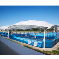 Tente de stade de haute qualité pour salle de sport, structure à membrane tendue, tente pour terrain de basket-ball, football, tennis, directement de l'usine