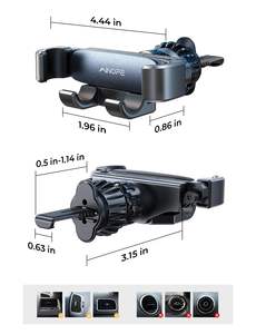 Support de téléphone de voiture LISEN 2026 amélioré avec crochet de verrouillage automatique à gravité stable pour iPhone 17 16 15 Pro Max <span class=keywords><strong>Samsung</strong></span> Air Vent - Product Image 6