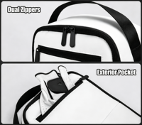 Golf-Schuhtasche, Unisex, Nylon, großes Fassungsvermögen, tragbare Aufbewahrungstasche für Sportschuhe mit Reißverschluss, Vordertasche mit gewebtem Griff