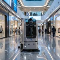 Robot laveur de sols autonome à intelligence artificielle CleanHorse TN70, nouvelle génération, efficacité 2040 m²/h, machine de nettoyage commerciale