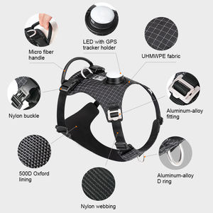 Arnês para Cães Truelove em Nylon Durável com Suporte para Rastreador GPS e Luz LED para Caminhada Noturna Segura e Esportes, Refletivo para Cães Pequenos, Médios e Grandes - Product Image 2